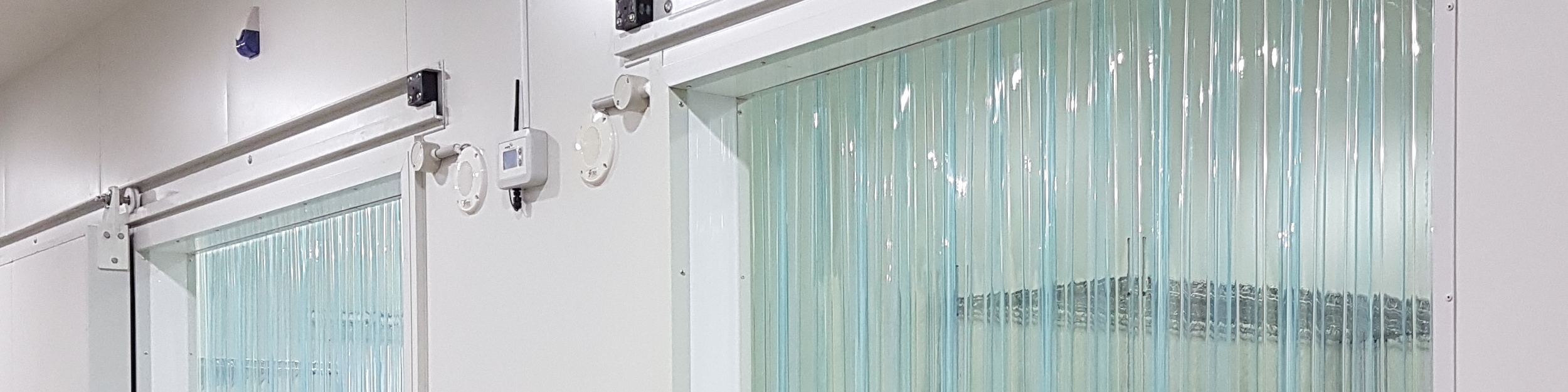 with Hanging Plate Clear PVC Door strip 3000mm x 300mm x 3mm 