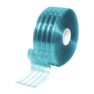 Clear PVC Roll 2mm x 200mm Ribbed Polarflex Freezer, 50m