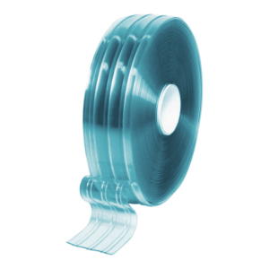 Clear PVC Roll 3mm x 150mm Ribbed Polarflex Freezer, 50m