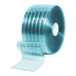 Clear PVC Roll 3mm x 300mm Ribbed Polarflex Freezer, 50m