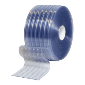 Clear PVC Roll 3mm x 300mm Ribbed, 50m