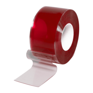 Red PVC Roll 2mm x 200mm Flat, 50m